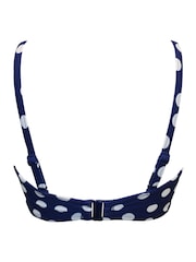 Pour Moi Navy/White Strapless Santa Monica Bikini Top - Image 4 of 4