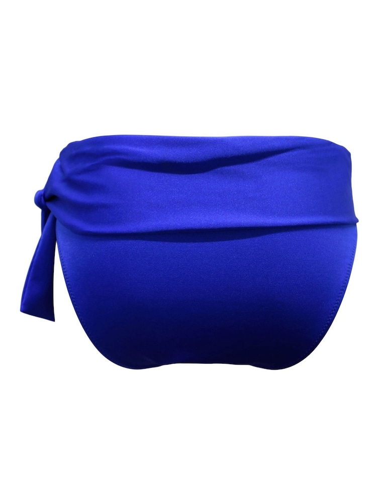 Pour Moi Ultramarine Roll Top St Kitts Bikini Bottoms - Image 4 of 4
