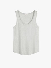 Hush Grey Cotton Slub Tank Top - Image 5 of 5