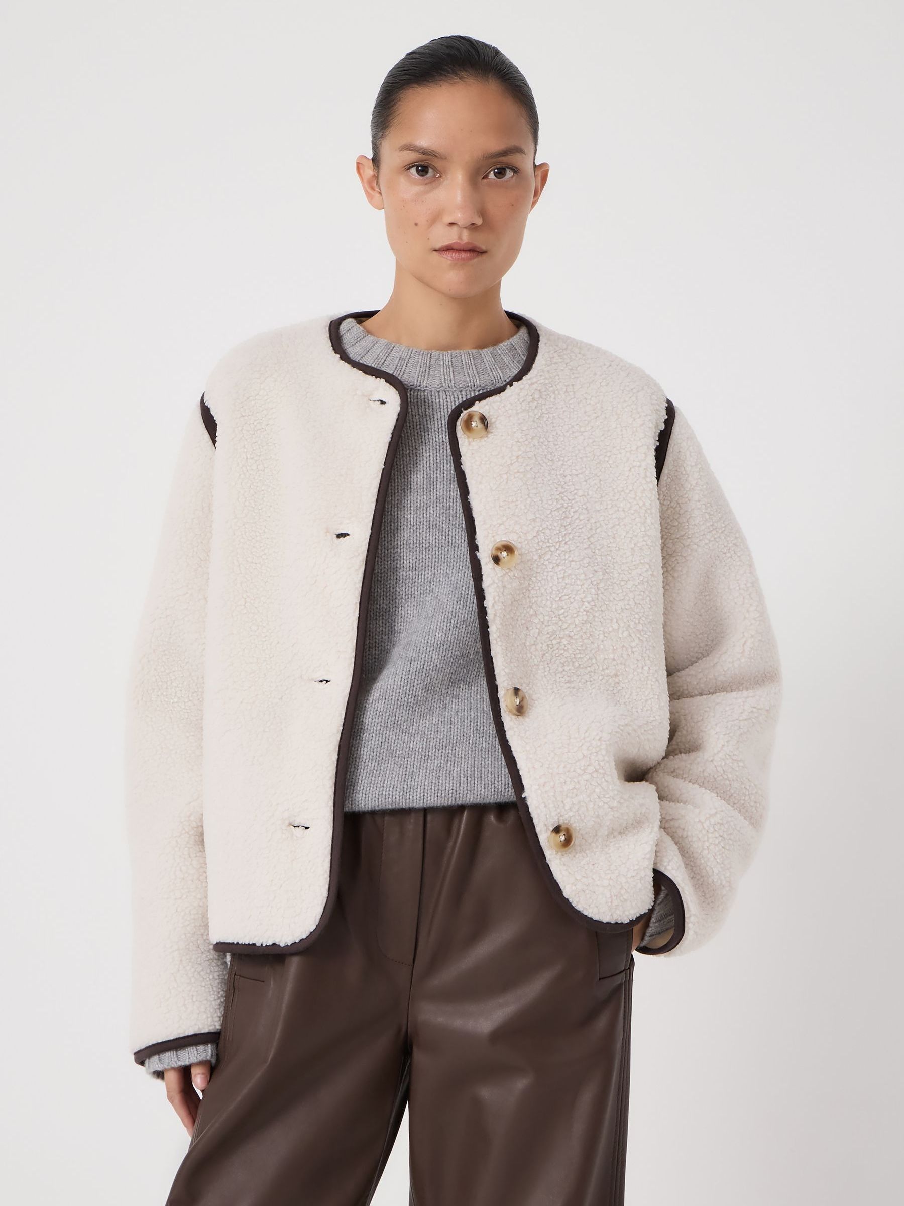 Buy Hush Natural Alina Borg Button Cardigan from Next South Africa