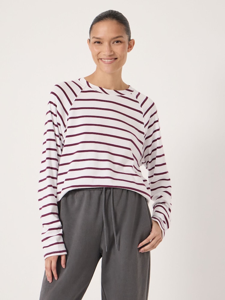 Hush Red Matilda Raglan Stripe Top - Image 1 of 5 Hush Red Matilda Raglan Stripe Top - Image 1 of 5