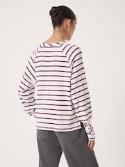 Hush Red Matilda Raglan Stripe Top - Image 2 of 5
