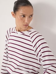 Hush Red Matilda Raglan Stripe Top - Image 4 of 5