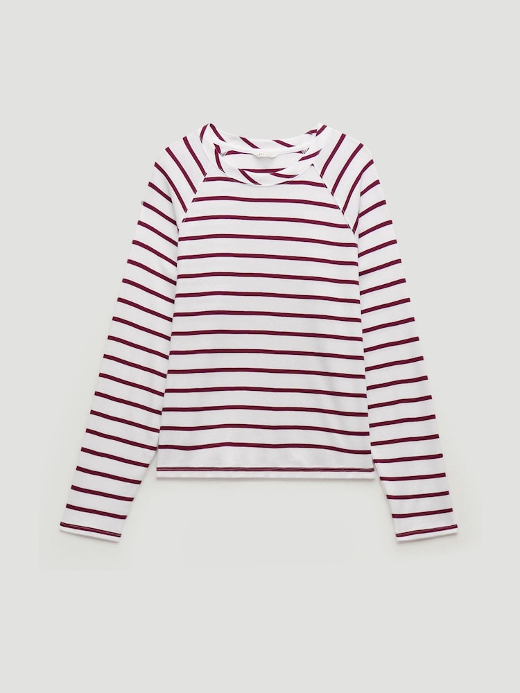 Hush Red Matilda Raglan Stripe Top - Image 5 of 5 Hush Red Matilda Raglan Stripe Top - Image 5 of 5