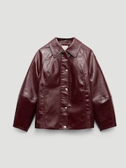 Hush Red Darcey High Shine Jacket - Image 6 of 6