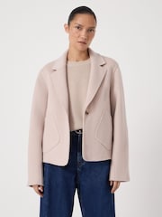 Hush Pink Mina Pure Wool Double Faced Blazer - Image 1 of 5