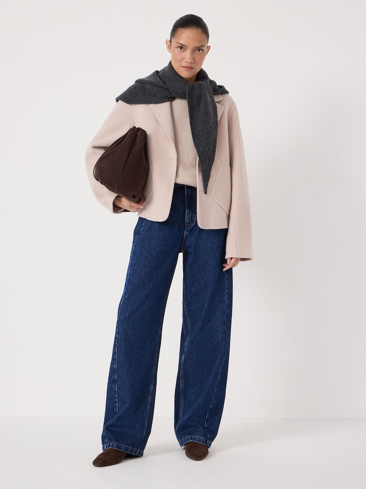 Hush Pink Mina Pure Wool Double Faced Blazer - Image 2 of 5