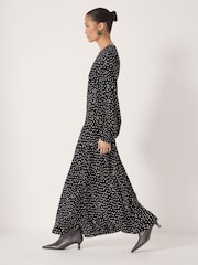 Hush Black Grace V-Neck Long Sleeve Dress - Image 2 of 6