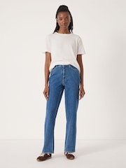 Hush Blue Ezri Column Leg Jeans - Image 1 of 6