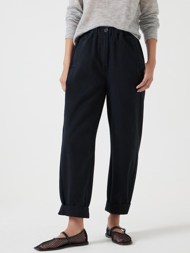 Hush Black Jack Barrel Leg Pull On Trousers - Image 2 of 5