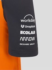 Castore Orange Kids Official Lando Norris McLaren F1 Team T-Shirt - Image 4 of 6