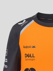 Castore Orange Kids Official Lando Norris McLaren F1 Team T-Shirt - Image 5 of 6
