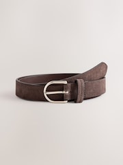 Chocolate Brown Regular Suede Belt - Image 3 of 5