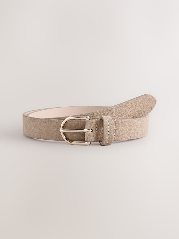 Sand Regular Suede Belt - Image 1 of 3