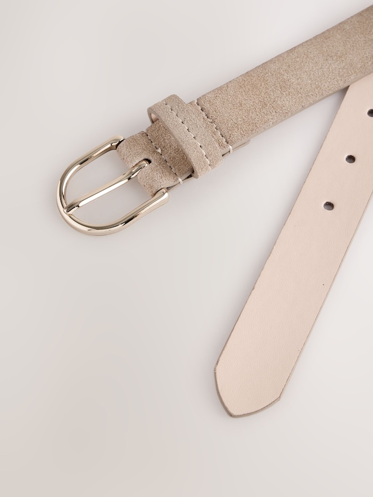 Sand Regular Suede Belt - Image 2 of 3
