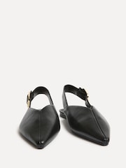 أسود - حذاء باليرينا مسطَّح بمقدمة مُدبَّبة عند الأصابع Lorna من Linzi - صورة 3 من 6