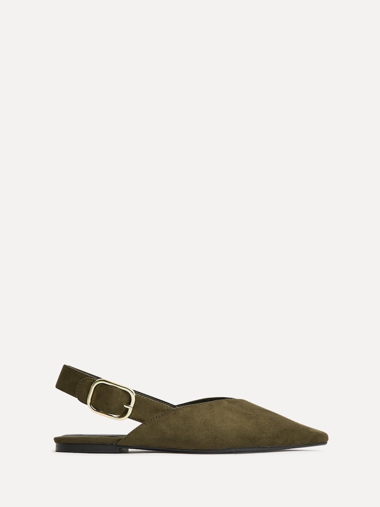 Grün - Linzi Lorna Pointed Toe Ballet Flats - Bild 2 von 5 Grün - Linzi Lorna Pointed Toe Ballet Flats - Bild 2 von 5