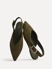 Grün - Linzi Lorna Pointed Toe Ballet Flats - Bild 3 von 5