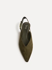 Grün - Linzi Lorna Pointed Toe Ballet Flats - Bild 4 von 5