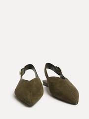 Grün - Linzi Lorna Pointed Toe Ballet Flats - Bild 5 von 5