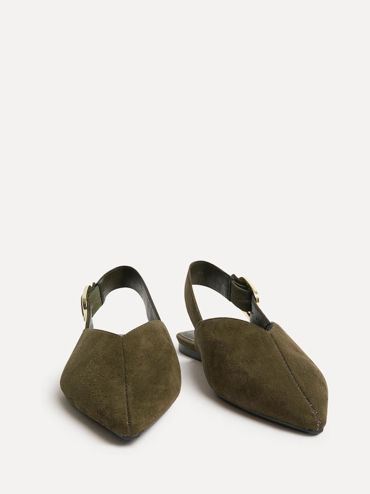 Grün - Linzi Lorna Pointed Toe Ballet Flats - Bild 5 von 5 Grün - Linzi Lorna Pointed Toe Ballet Flats - Bild 5 von 5