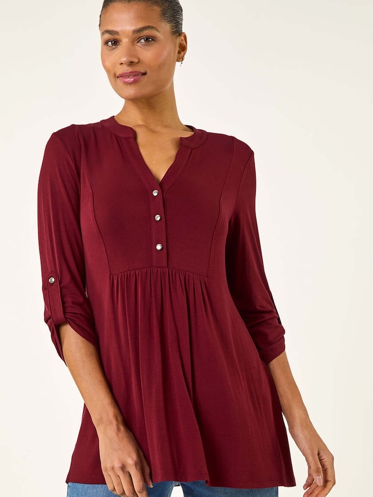 אדום - Roman טוניקה בעיטור כפתורים - תמונה 2 מתוך 5 אדום - Roman טוניקה בעיטור כפתורים - תמונה 2 מתוך 5