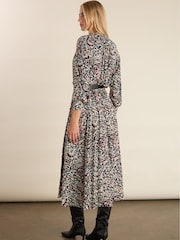 Baukjen Susannah Printed Midi Black Dress - Image 2 of 5