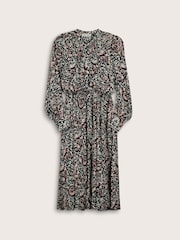 Baukjen Susannah Printed Midi Black Dress - Image 5 of 5