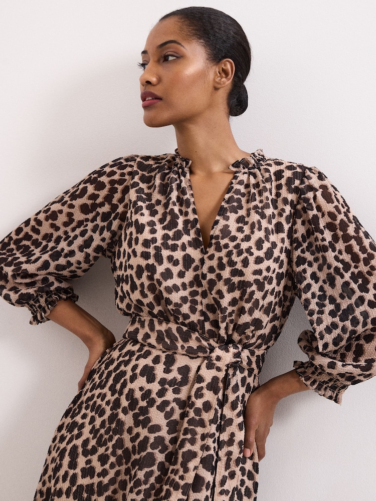 phase eight brown dress Phase Eight Delaney Brown Jersey Maxi Dress Brown Size 20