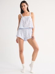 Abercrombie & Fitch Cotton Cutwork Cami Top - Bilde 4 av 7