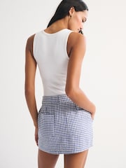 藍色 - Abercrombie & Fitch Linen Mini Skirt - 圖片 3/6