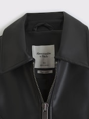 Abercrombie & Fitch Vegan Leather Fringe Jacket - Imaginea 7 din 7