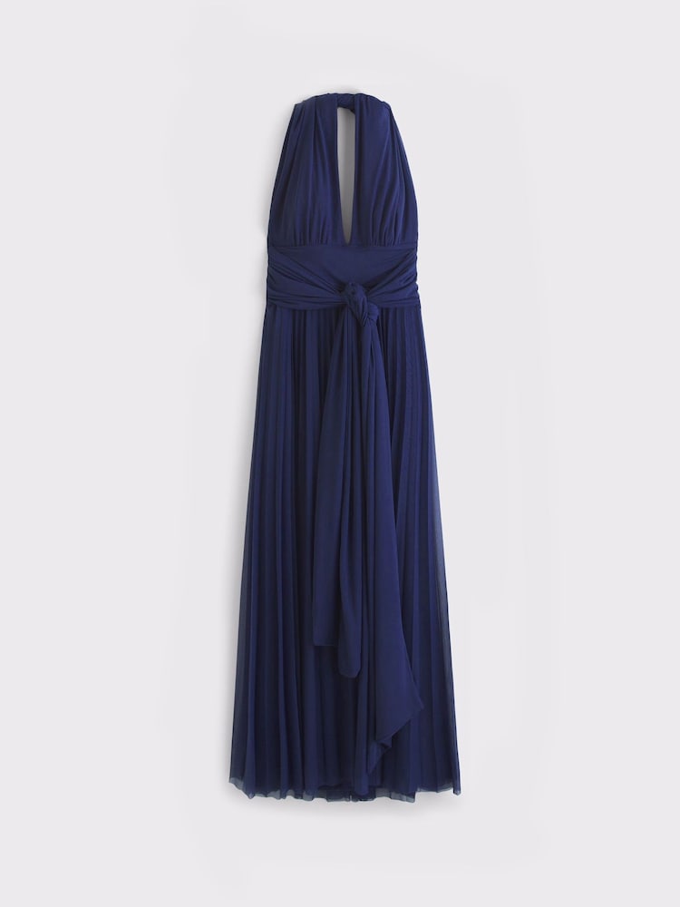 Plavo - Abercrombie & Fitch Giselle Convertible Maxi Dress - Slika 1 od 1