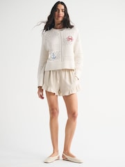 Abercrombie & Fitch Madeline Long Sleeve Embroidery Jumper - Bild 4 von 8