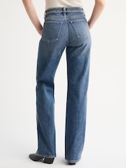 Abercrombie & Fitch Blue Corded High Rise Studded 90's Relaxed Jeans - Image 2 of 8