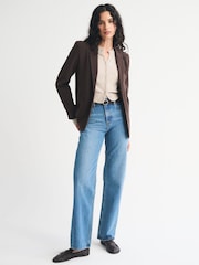 Ζακέτα Abercrombie & Fitch Merino Wool Blend Shrunken Στρογγυλή λαιμόκοψη - Εικόνα 5 από 6