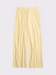 צהוב - Abercrombie & Fitch Pointelle Sleep Trousers - תמונה 6 מתוך 6