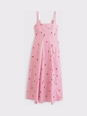 Rot - Abercrombie & Fitch Mila Midi Dress - Bild 4 von 4