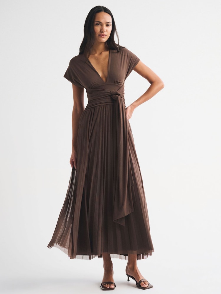 Buy Abercrombie & Fitch Brown Giselle Convertible Maxi Dress from the Next  UK online shop