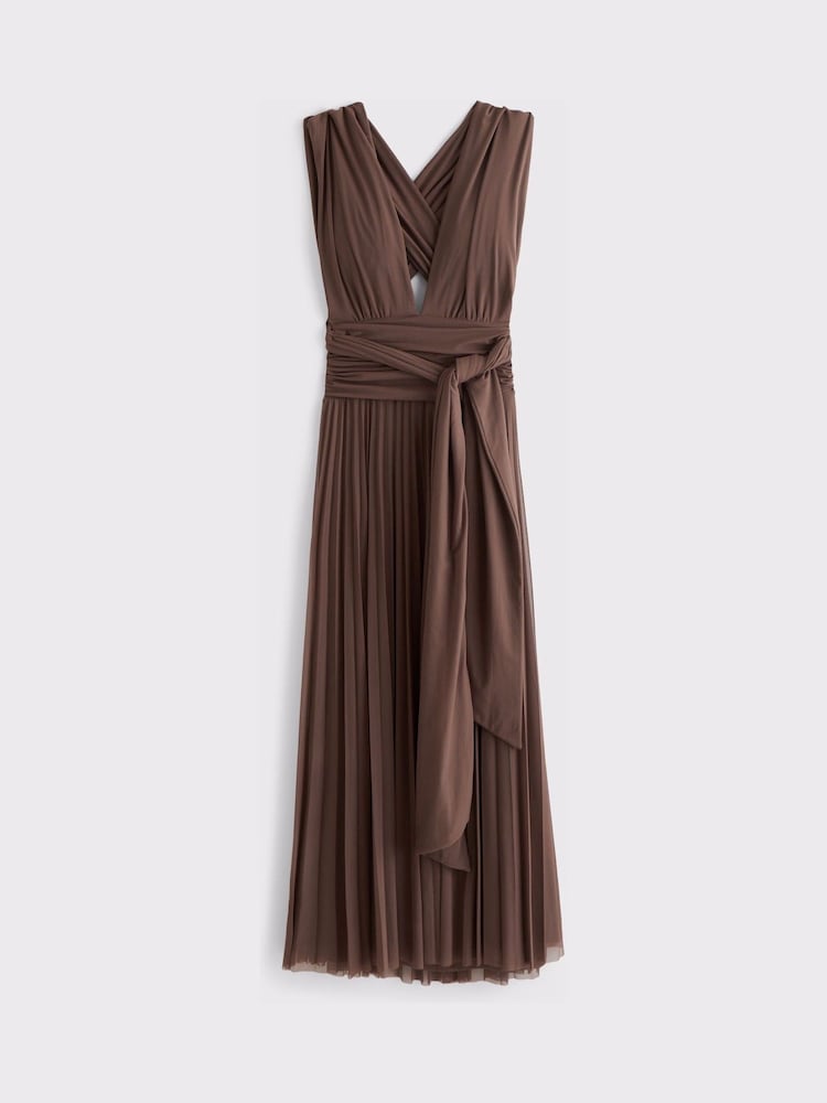 Smeđa - Abercrombie & Fitch Giselle Convertible Maxi Dress - Slika 8 od 8 Smeđa - Abercrombie & Fitch Giselle Convertible Maxi Dress - Slika 8 od 8
