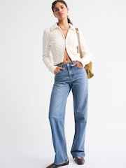 Abercrombie & Fitch High Rise Loose Jeans - Obraz 3 z 5