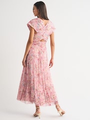 وردي - فستان ماكسي Giselle بتصميم قابل للتحويل من Abercrombie & Fitch - صورة 2 من 10