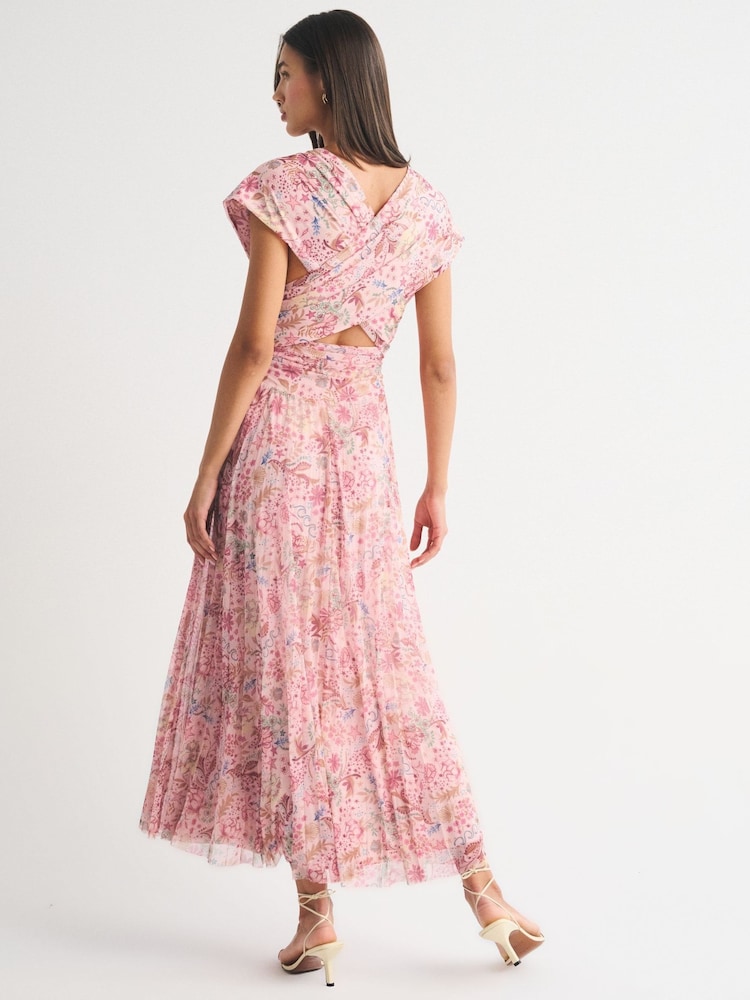 وردي - فستان ماكسي Giselle بتصميم قابل للتحويل من Abercrombie & Fitch - صورة 2 من 10