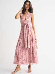 وردي - فستان ماكسي Giselle بتصميم قابل للتحويل من Abercrombie & Fitch - صورة 4 من 10