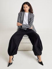 River Island Black Elasticated Balloon Trousers - Image 3 of 4