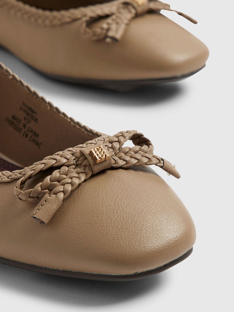 River Island Brown Bow Ballet Flats - Image 6 of 6 River Island Brown Bow Ballet Flats - Image 6 of 6