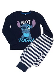 Brands In Blue Disney Lilo & Stitch Not Today Pyjamas - Image 1 of 5