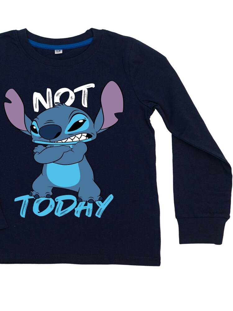 Brands In Blue Disney Lilo & Stitch Not Today Pyjamas - Image 2 of 5