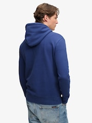 Superdry Blue 1954 Company Relaxed Hoodie - Image 2 of 8