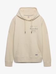 Superdry Cream 1954 Company Relaxed Hoodie - Image 6 of 8